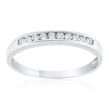 9ct White Gold 1/5 Carat Delightful Diamond Ring