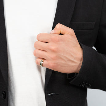 His and Hers Rings 9ct Yellow Gold Ladies Ring With 10 Diamonds