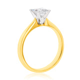 18ct Yellow Gold Solitaire Ring With 1 Carat Certified Diamond