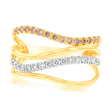 Load image into Gallery viewer, Australian Diamond 9ct Yellow Gold Diamond Ring Futura