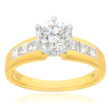 Load image into Gallery viewer, 18ct Yellow Gold Ring With 1.50 Carats Of Diamonds