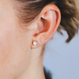 9ct White Gold 1 Carat Diamond Stud Earrings