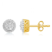 Load image into Gallery viewer, 9ct Yellow Gold 1/5 Carat Luminesce Laboratory Grown Diamond Stud Earrings