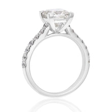 Load image into Gallery viewer, 18ct White Gold 3 Carat Diamond Ring