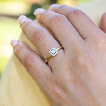 Load image into Gallery viewer, 10 Carat 20 Point Diamond Ring with Princess Centre and Halo