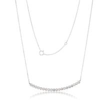 Load image into Gallery viewer, 14ct White Gold 1/2 Carat Diamond 45cm Chain With 20 Diamonds