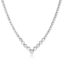Load image into Gallery viewer, 10ct White Gold 3 Carat Diamond On 45cm Chain