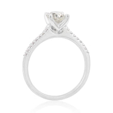 Load image into Gallery viewer, 18ct White Gold 1.10 Carat Solitaire with 1.00 Carat Certified Centre Diamond