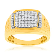 Load image into Gallery viewer, 10ct Yellow Gold 1/2 Carat Diamond Ring