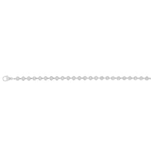Load image into Gallery viewer, Diamond Modern Tennis Bracelet set in Sterling Silver