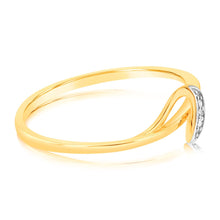Load image into Gallery viewer, 9ct Yellow Gold With 1 Brilliant Cut Diamond Ring
