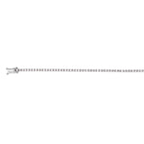 9ct White Gold 2 Carat Diamond Tennis Bracelet with 82 Brilliant Diamonds