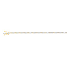 Load image into Gallery viewer, 1 Carat Diamond Tennis Bracelet with 70 Brilliant Diamonds in 9ct Yellow Gold