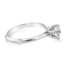 Load image into Gallery viewer, 18ct White Gold Approximately 1 Carat Diamond Solitaire Ring