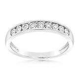 Diamond Eternity Ring in Sterling Silver