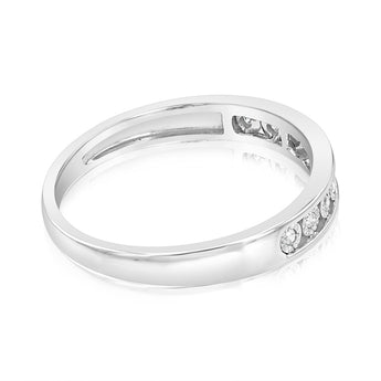 Sterling Silver Carat Eternity Straight Ring – Shiels Jewellers