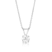 Load image into Gallery viewer, Hypo Allergenic Diamond Pendant in Sterling Silver