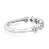 1/6 Carat Diamond Ring in 10ct White Gold