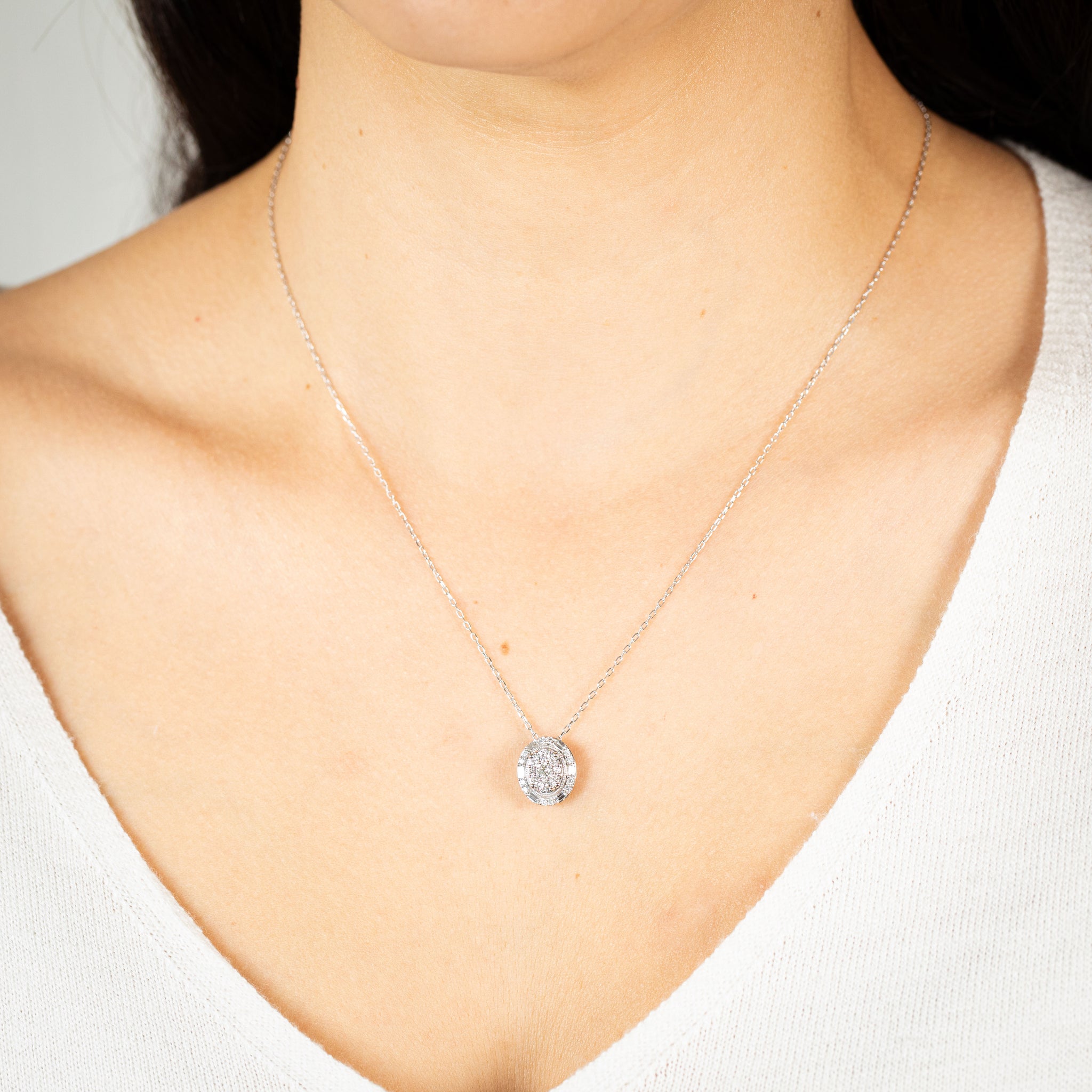 10K Yellow Gold With 1/2 CTTW Diamond Heart Pendant Necklace – Jewelili
