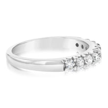 Load image into Gallery viewer, 1/2 Carat Diamond Eternity Ring in 10ct White Gold