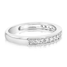 Load image into Gallery viewer, 1/4 Carat Diamond Eternity Ring in 10ct White Gold