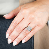 9ct Yellow Gold 1.00ct Diamond Dress Ring