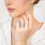 2 Carat Diamond Cluster Ring in 9ct Yellow Gold