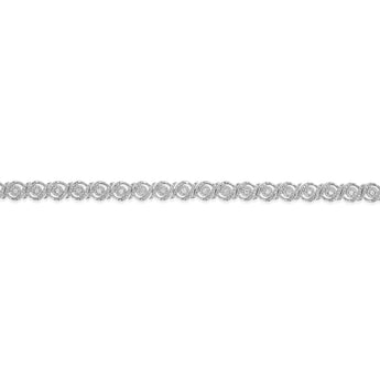 0.45 Carat Diamond 18cm Bracelet in Sterling Silver