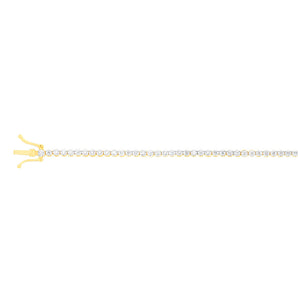 9ct Yellow Gold 1 Carat Natural Diamond 18cm Bracelet