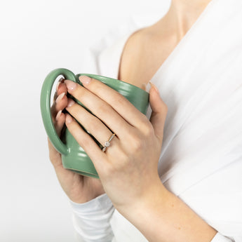 9ct Yellow Gold 1/4 Carat Diamond Halo Solitaire Ring with Diamond 12 Side Diamonds