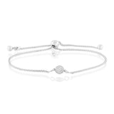 24 Diamonds Fancy Bracelet in Sterling Silver