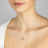 1 Carat Diamond Earrings and Pendant Set on 45cm Chain in Sterling Silver