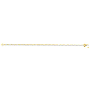 2 Carat 17cm Diamond Tennis Bracelet in 10ct Yellow Gold