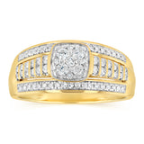 1/3 Carat Diamond Dress Ring in 9ct Yellow Gold