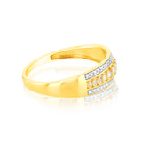 1/5 Carat Diamond Dress Ring in 9ct Yellow Gold