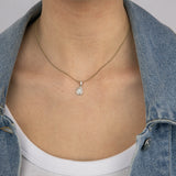 1/6 Carat Diamond Pendant in 9ct Yellow Gold