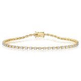 1 Carat Diamond Tennis Bracelet in 9ct Yellow Gold