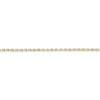 1 Carat Diamond Tennis Bracelet in 9ct Yellow Gold