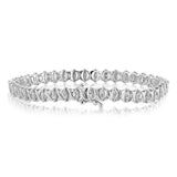 0.95 Carat Diamond Tennis Bracelet in Sterling Silver