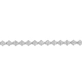 0.95 Carat Diamond Bracelet in Sterling Silver