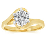 1 Carat Australian Diamond Solitaire Ring in 9ct Yellow Gold