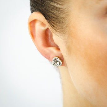 0.40 Carat Australian Diamond Stud Earrings in 9ct Yellow Gold