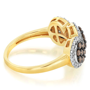 1 Carat Australian Diamond Ring in 9ct Yellow Gold