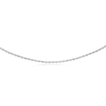 0.95 Carat Diamond Necklace in Sterling Silver