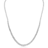 1/3 Carat Diamond Necklace 45cm in Sterling Silver