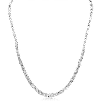 1/3 Carat Diamond Necklace 45cm in Sterling Silver