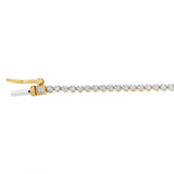1 Carat Diamond Tennis Bracelet in 10ct Yellow Gold