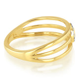 Diamond Dress Ring in 9ct Yellow Gold