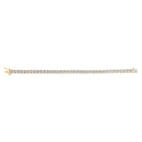 1/4 Carat Diamond 18.5cm Bracelet in Gold Plated Sterling Silver