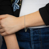 1 Carat Diamond Tennis Bracelet 17.5 cmin 9ct Yellow Gold